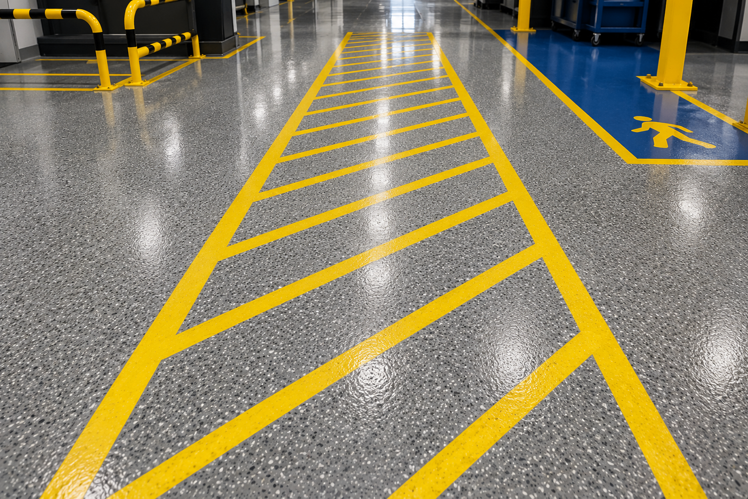 Line Striping & Safety Markings install in Palm Beach County, Florida